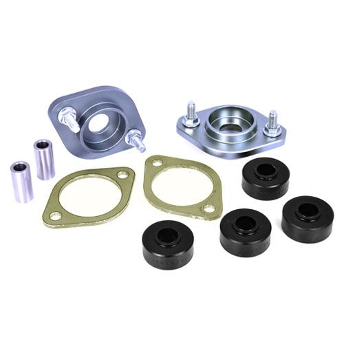 Powerflex Pack Of 2 Black Series Rear Shock Top Mount Bracket And Bushes 10mm