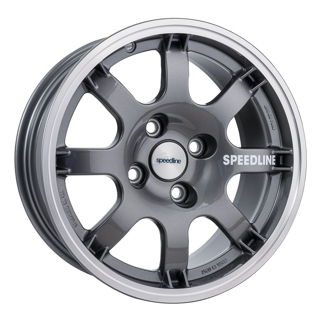 [2000811-1674568] Speedline Corse SL434 Alloy Wheels in Anthracite Set of 4