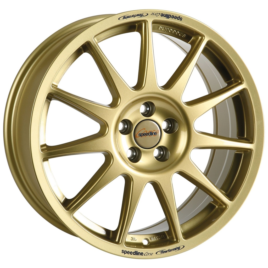 [2000801-2130168] Speedline Corse 2120 Turini Alloy Wheels In Gold Set Of 4 (7 Inch, 16 Inch, 35, 4x98 / 4x100)