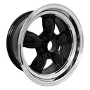 Team Dynamics Pro Classic Ford Mustang Alloy Wheels In Gloss Black Set Of 4