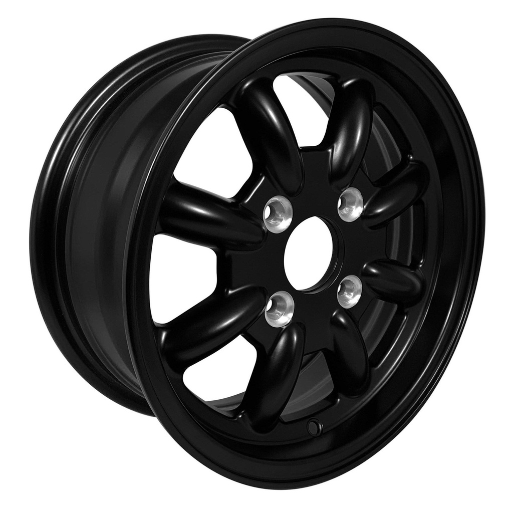 [TDM6M1-35529H1/AKN] Team Dynamics Pro Classic MK1 Cortina Alloy Wheels In Matt Black Set Of 4