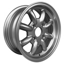 Team Dynamics Pro Classic MK1 Cortina Alloy Wheels In Gloss Silver Set Of 4