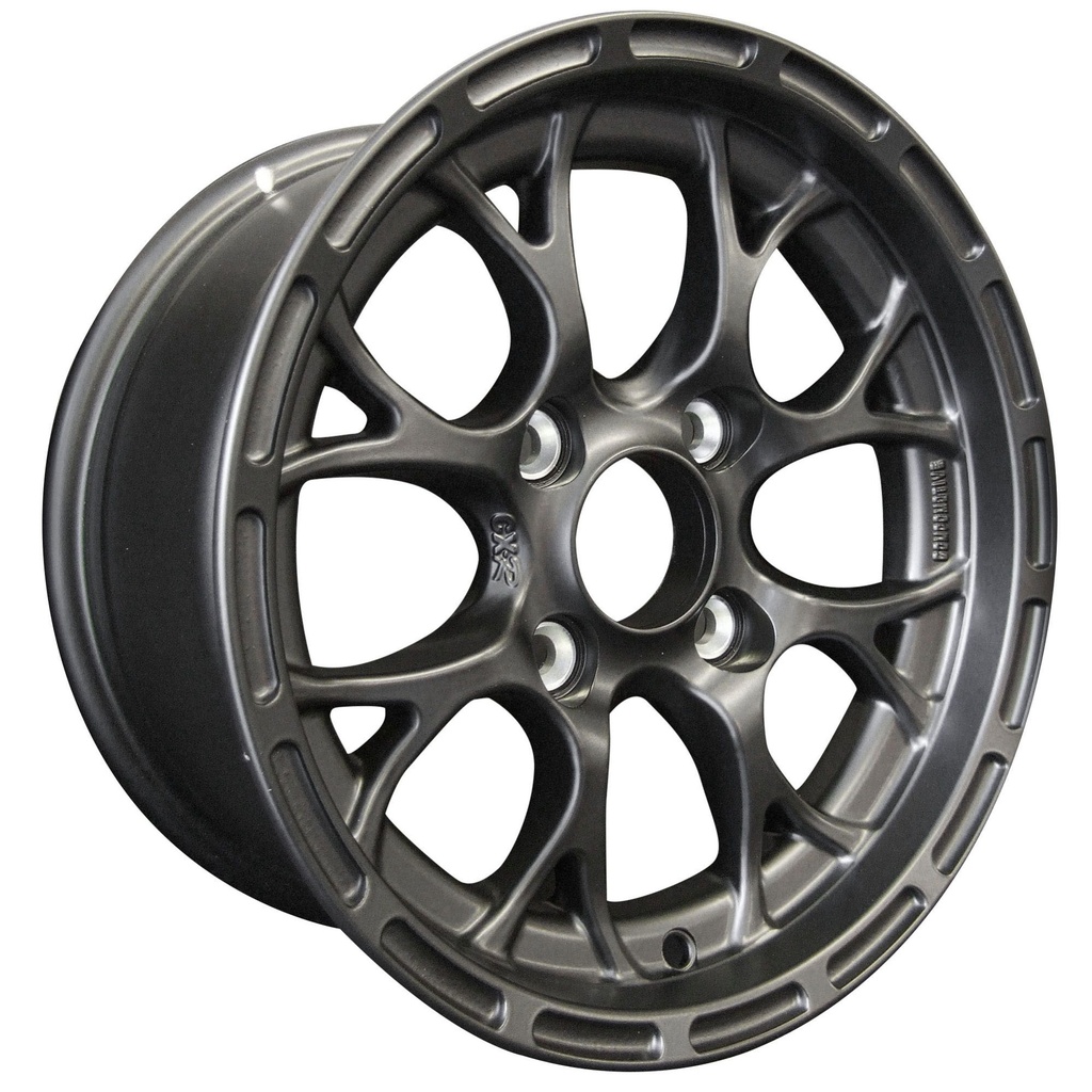 [2001495-1680931] Compomotive CXR Alloy Wheels in Metallic Grey Set of 4 (7 Inch, 15)