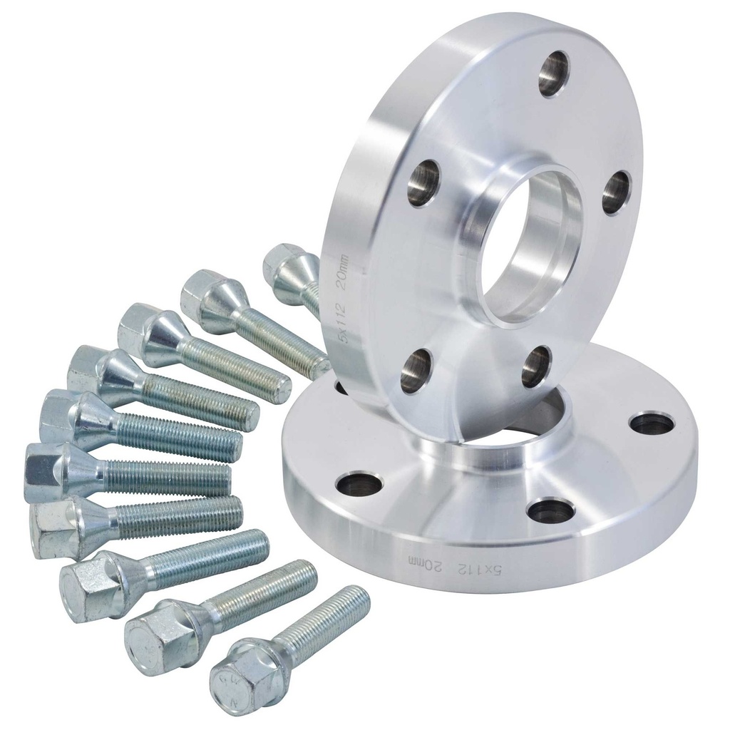 [HBZ15MMWHEELSPACERKIT14-E/AKN] Hub Buddies Hubcentric Wheel Spacer Kit With Extended Bolts- 15mm Pair