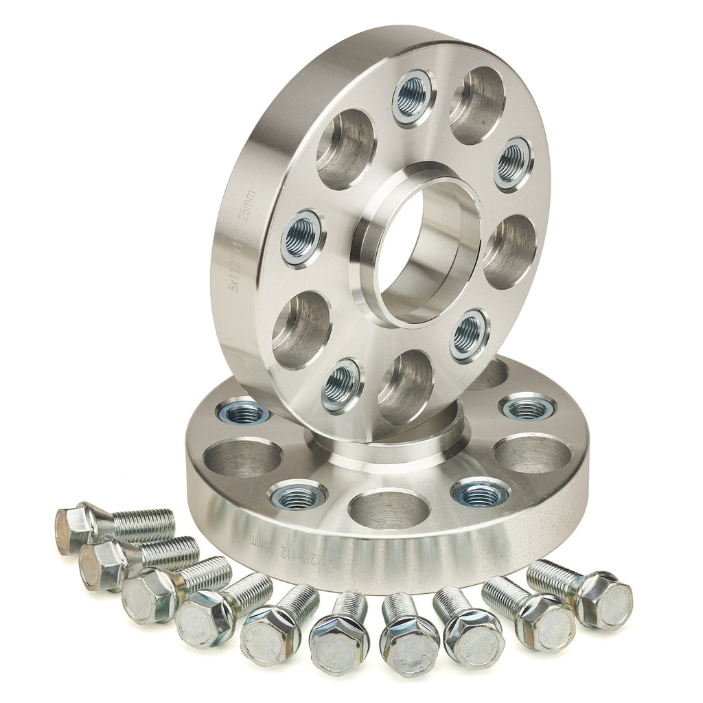 [HBZHSBTH511225-X2-E/AKN] Hub Buddies Bolt To Hub Wheel Spacer Kit With Bolts - 25mm Pair
