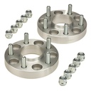 Hub Buddies Bolt To Hub Wheel Spacer Kit With Studs - 25mm Pair