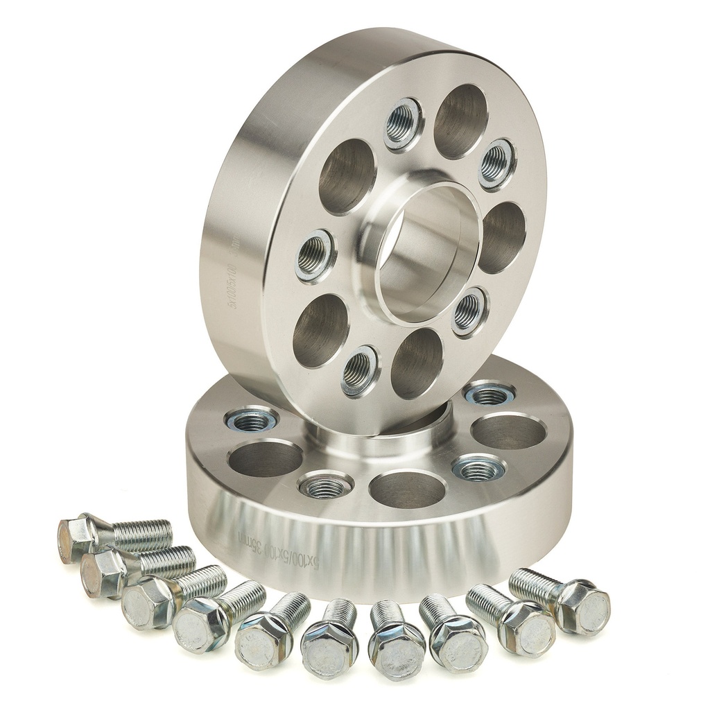 [HBZHSBTH510035-X2-E/AKN] Hub Buddies Bolt To Hub Wheel Spacer Kit With Extended Bolts - 35mm Pair