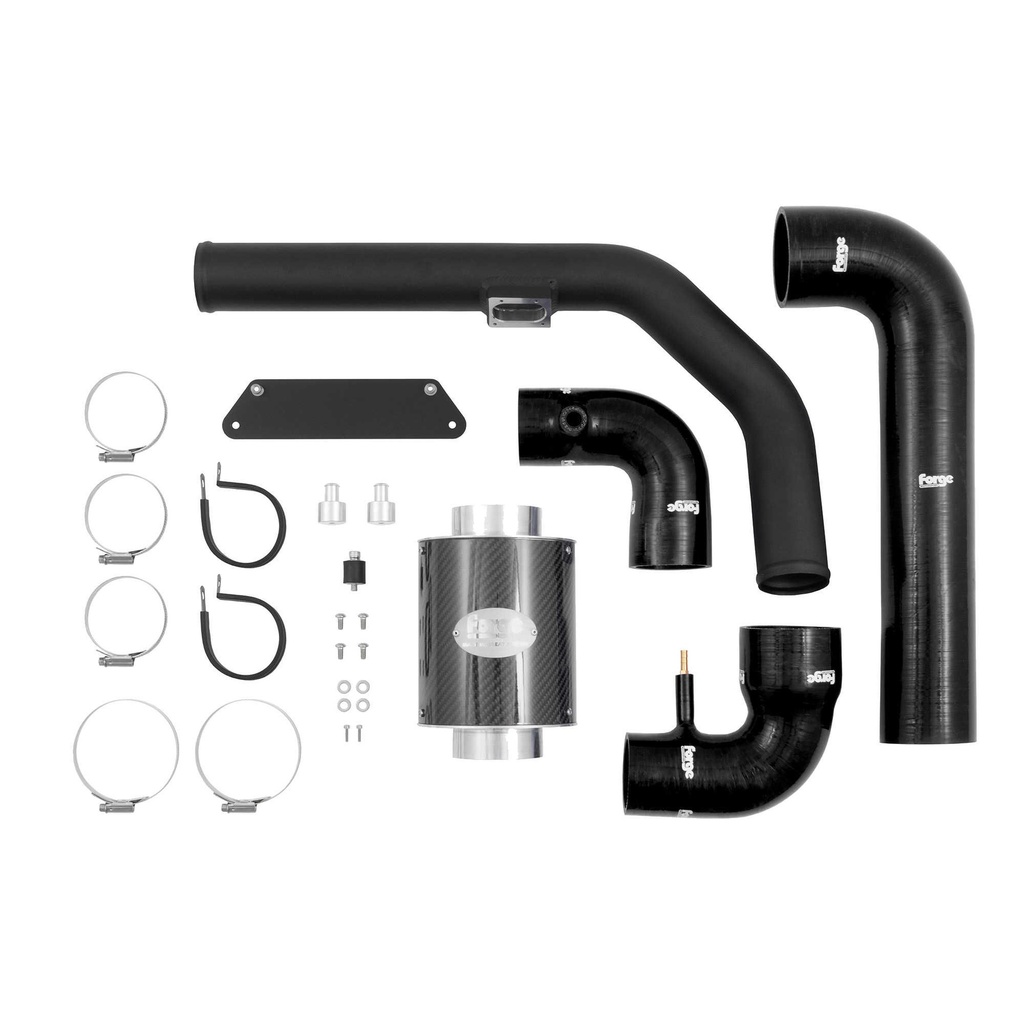 Forge Induction Kit Black Hard Pipe With Black Silicone Hoses