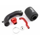 Forge Open Cone Filter Induction Kit With Red Silicone Hoses