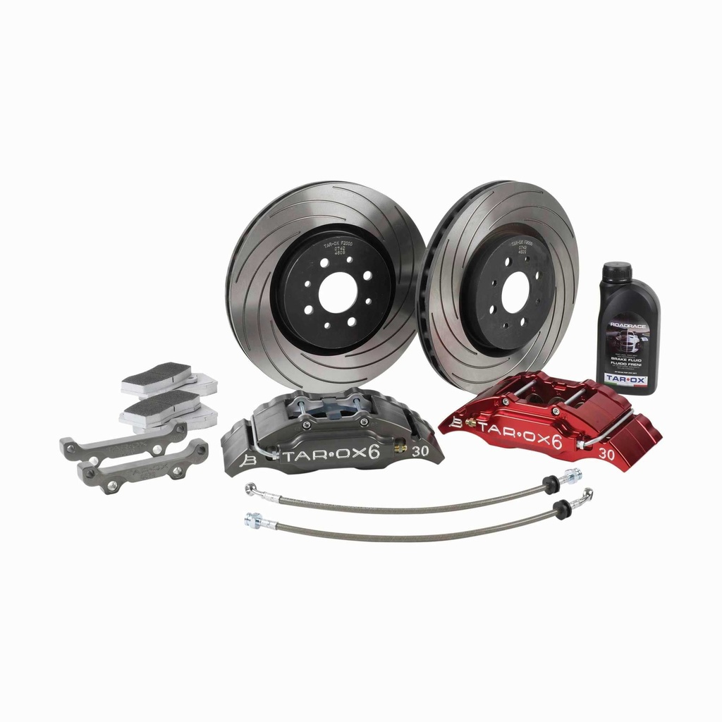 [TRXKMMN0830/BLKFS] Tarox Grande Sport Big Brake Kit With Strada Brake Pads & F2000 Discs