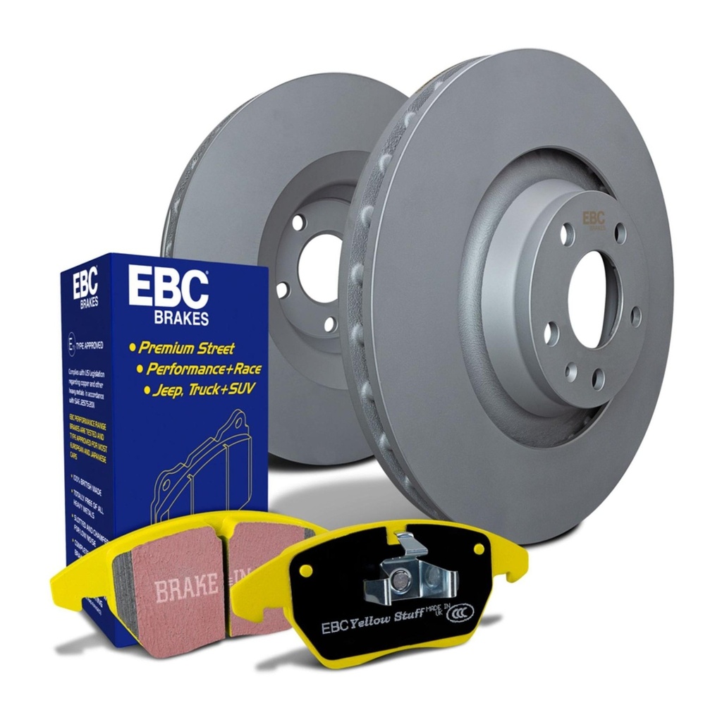 [EBCPD03KF168] EBC Brakes OE Replacement Discs and Yellowstuff Pads Kit