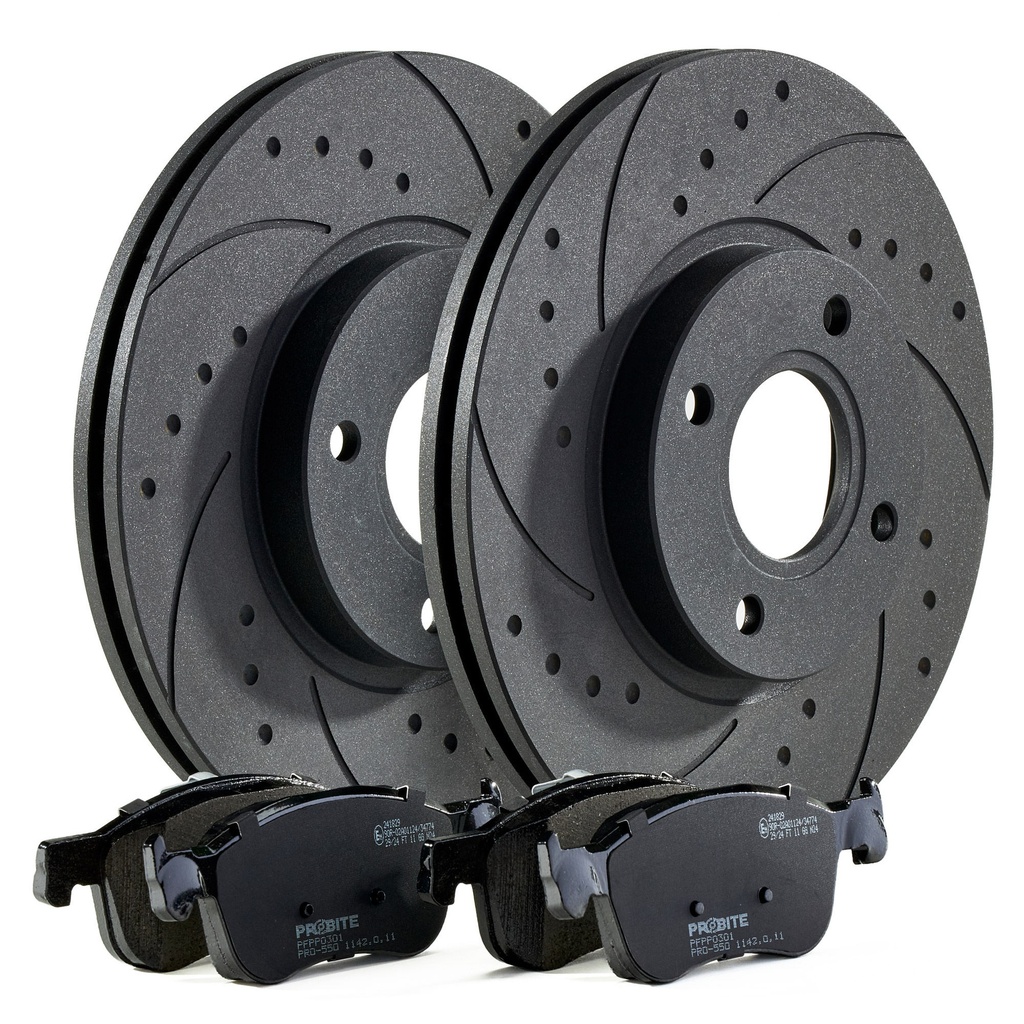 [PROPFPP0055-0360C6/AKN] Probite PRO-C6 Dimpled And Grooved Discs And PRO-550 Pads Kit