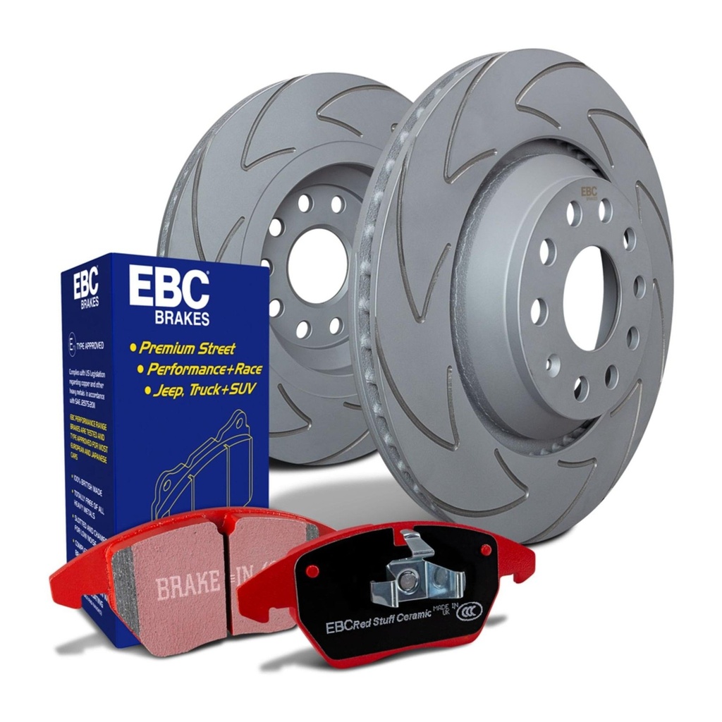 [EBCPD17KF080] EBC Brakes BSD Performance Discs and Redstuff Pads Kit