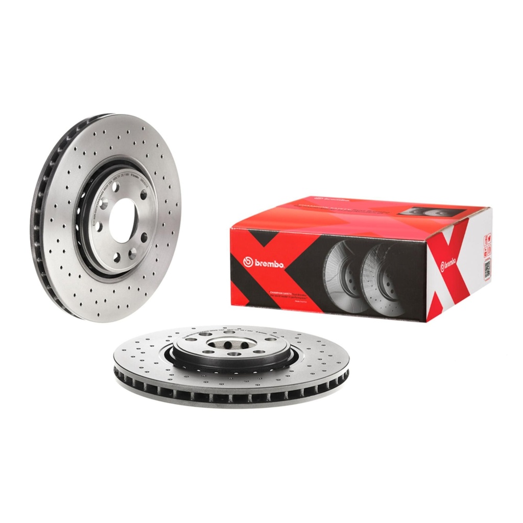 [BRE09.B352.1X] Brembo Xtra Performace Cross-Drilled Brake Discs