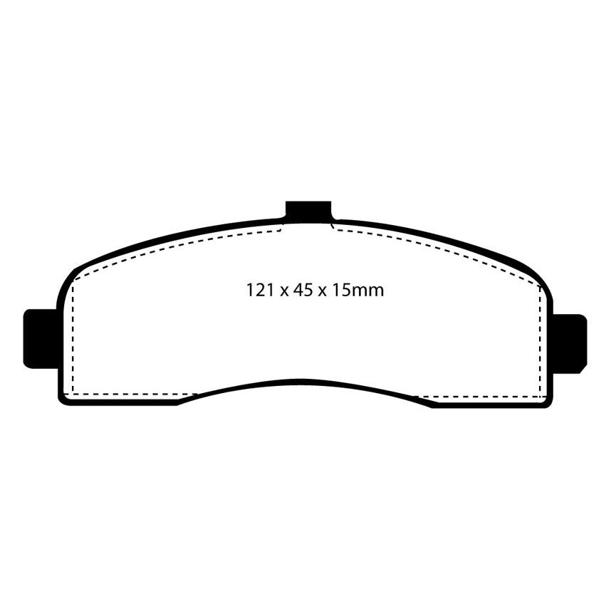EBC Brakes Greenstuff Performance Brake Pads