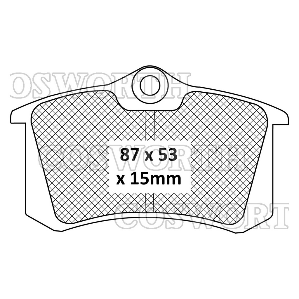 Cosworth Streetmaster Brake Pads