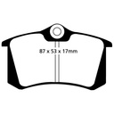 EBC Brakes Greenstuff Performance Brake Pads