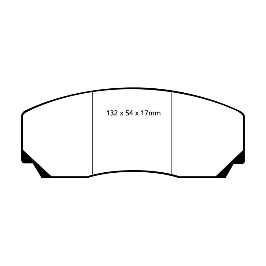EBC Brakes Greenstuff Performance Brake Pads
