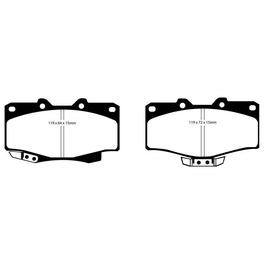 EBC Brakes Greenstuff Performance Brake Pads