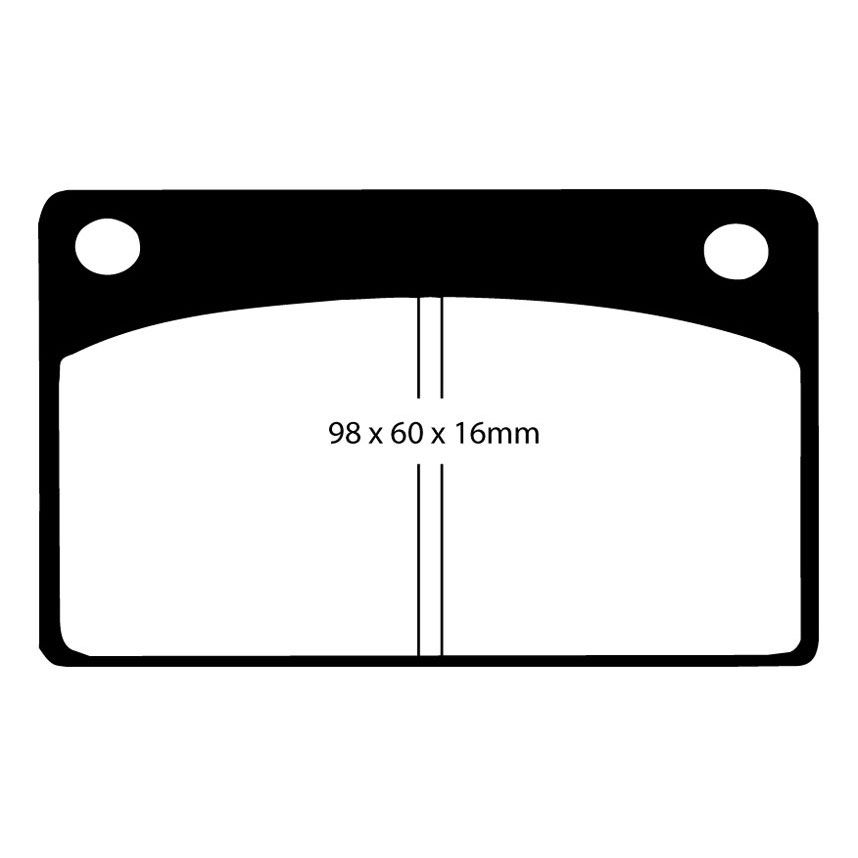 EBC Brakes Greenstuff Performance Brake Pads