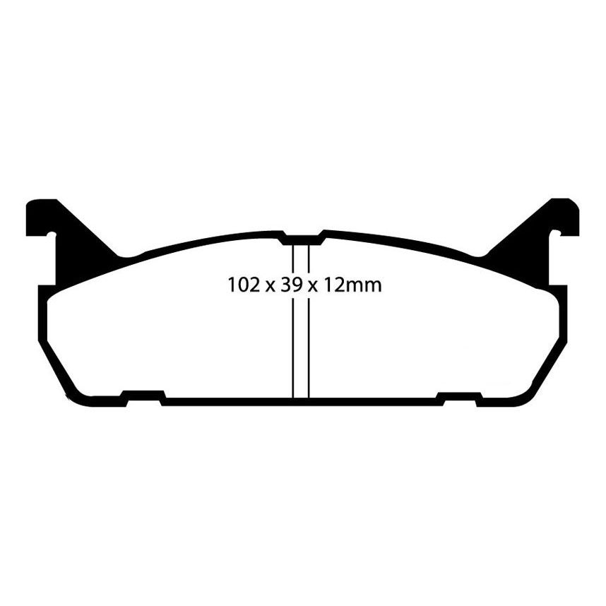 EBC Brakes Greenstuff Performance Brake Pads