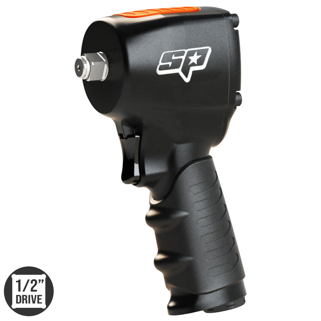 [SP-1142] AIR TOOL - IMPACT WRENCH 1/2"DR STUBBY