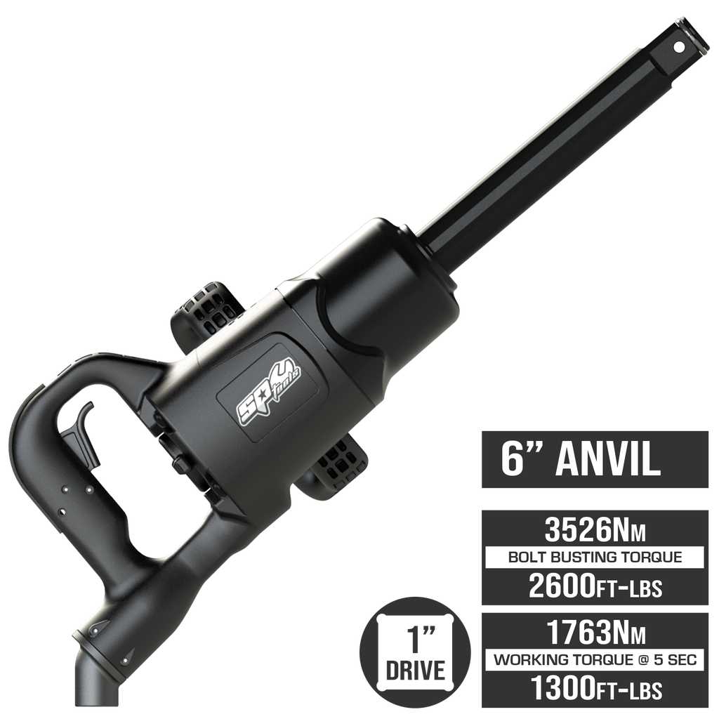 [SP9870-6] AIR TOOL - IMPACT WRENCH COMPOSITE 1"DR 6"ANVIL