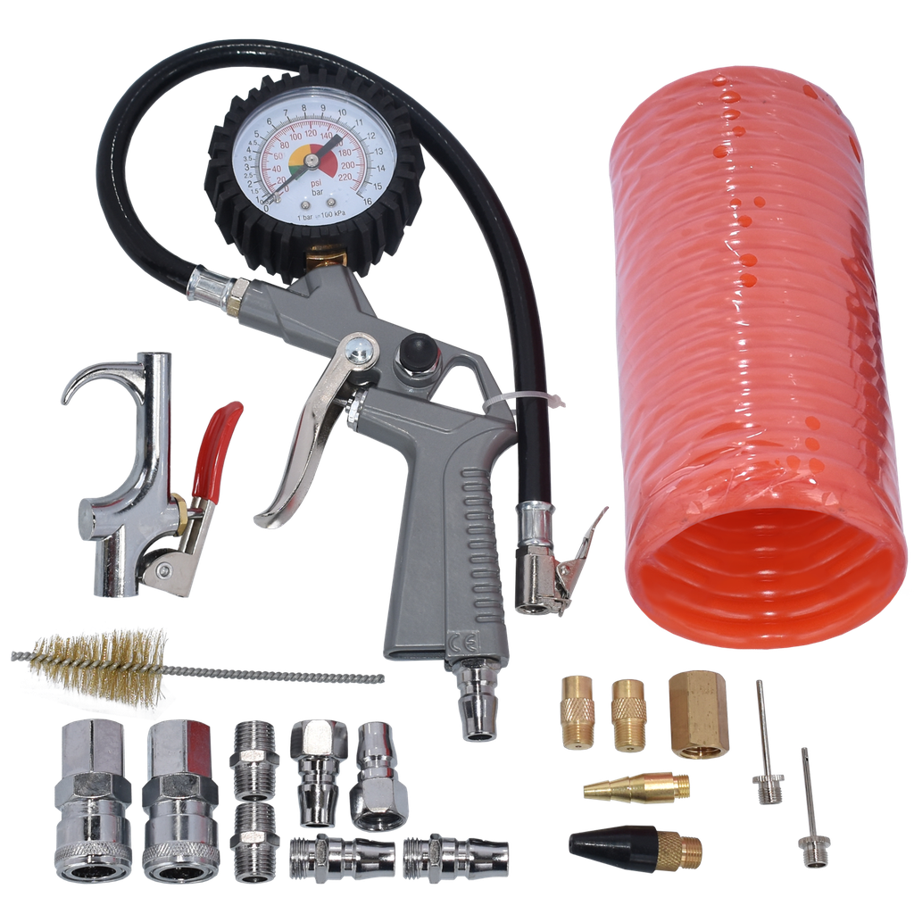 AIR TOOL - ACCESSORIES 17PC KIT