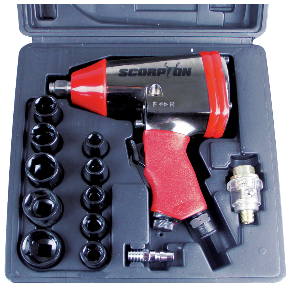 [SX-220K] AIR TOOL - WRENCH IMPACT KIT - 1/2"