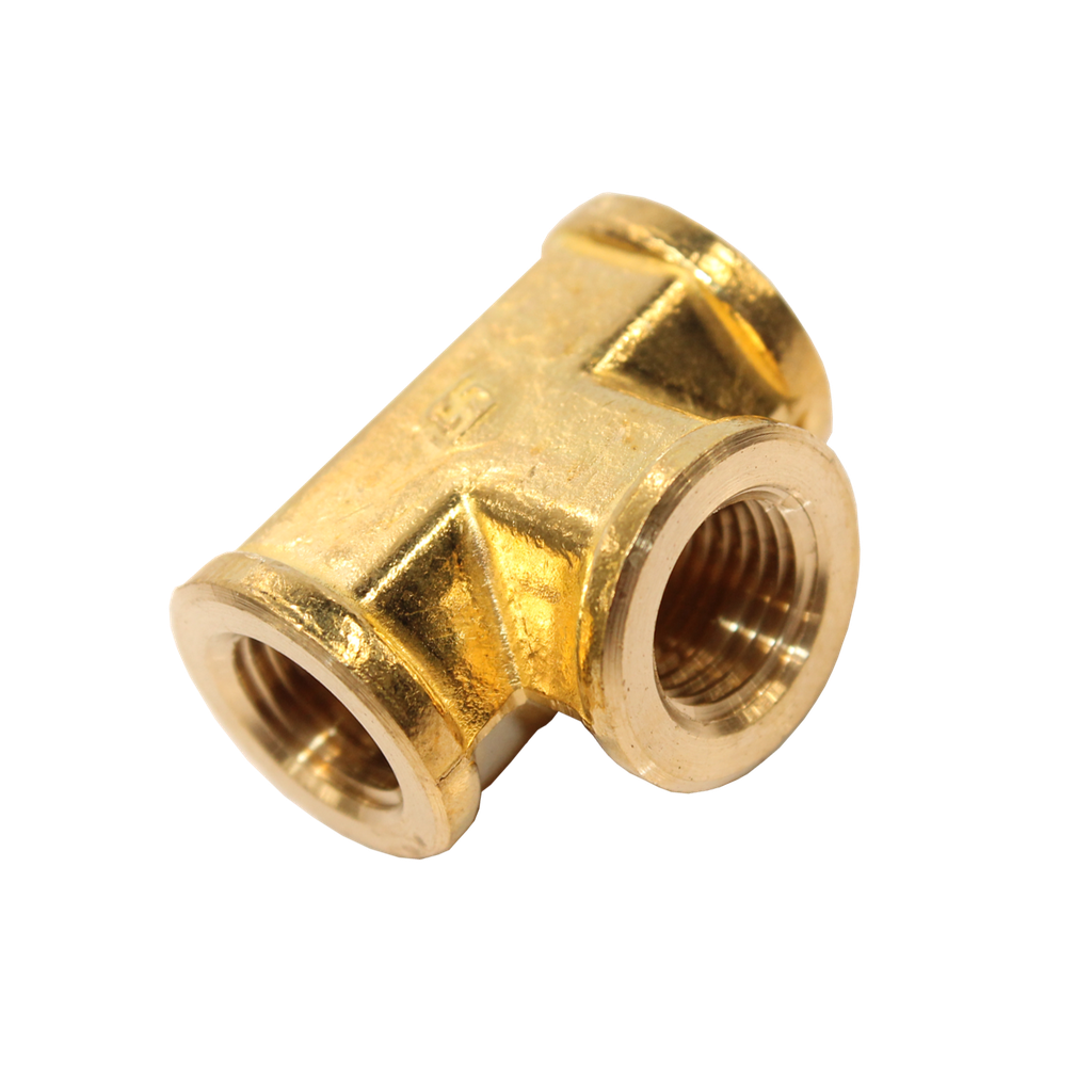 [SCA102-7] ACCESSORIES COMPRESSOR - FEMALE BRASS TEE 1/4"