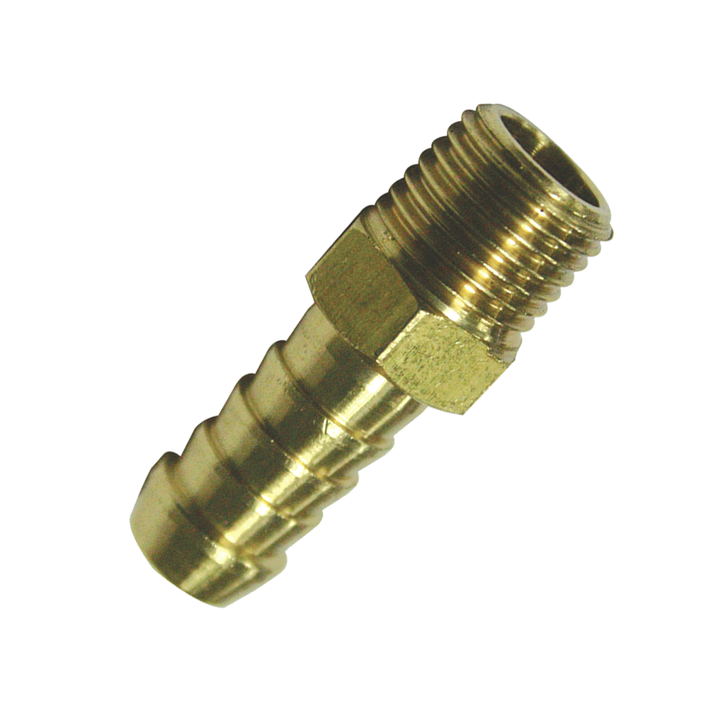 [SCA19] ACCESSORIES COMPRESSOR - BARB HOSE BRASS 1/4"M X 3/8"