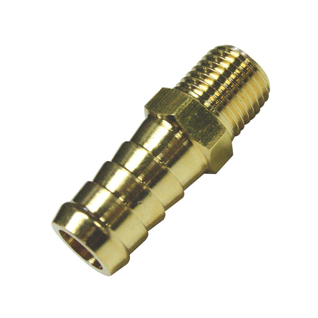 [SCA19A] ACCESSORIES COMPRESSOR - BARB HOSE BRASS 1/4"M X 1/2"