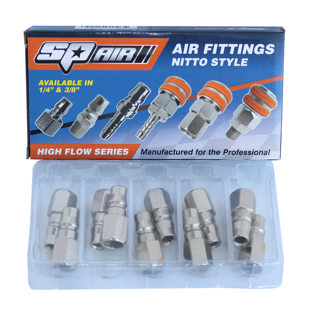 [PF20BX] AIR TOOL FITTING - PLUG FEMALE 1/4" NITTO STYLE BOX OF 10