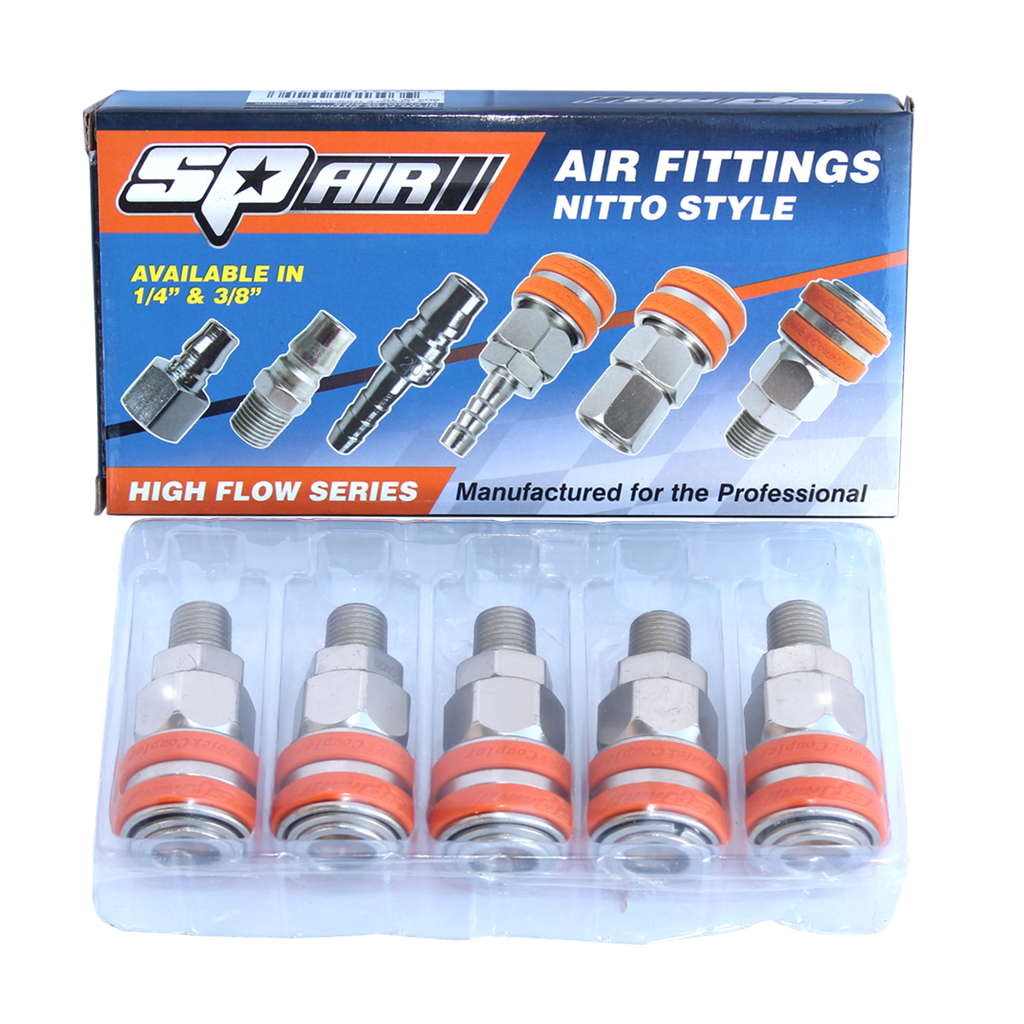 [SM40BX] AIR TOOL FITTING - COUPLER MALE THREAD 1/2 " NITTO STYLE (BOX OF 5)