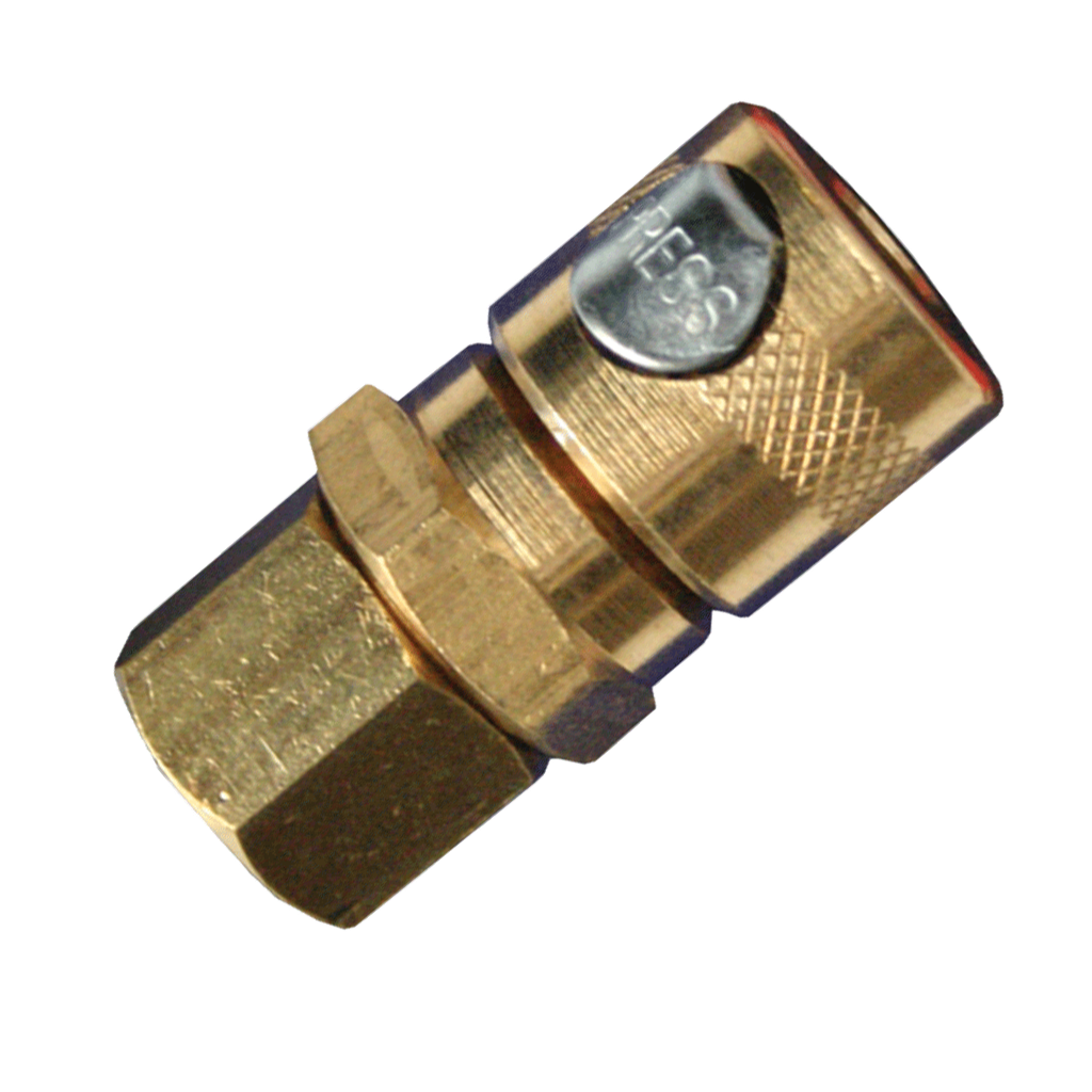 [A105-1C] AIR TOOL FITTING - COUPLER 1/4" FEMALE THREAD JAMEC STYLE CARDED