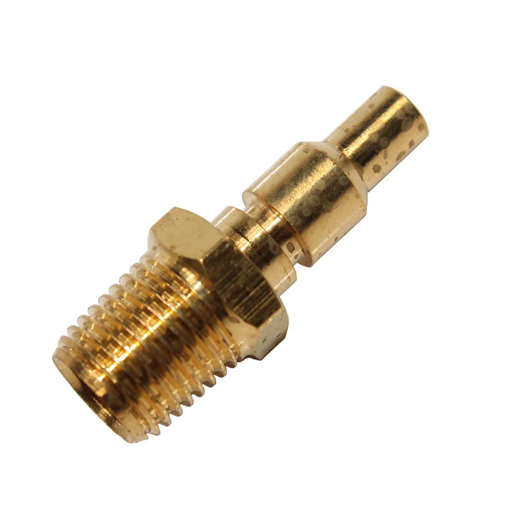 [A105-3C] AIR TOOL FITTING - PLUG MALE 1/4" MALE THREAD JAMEC STYLE 2PC CARDED