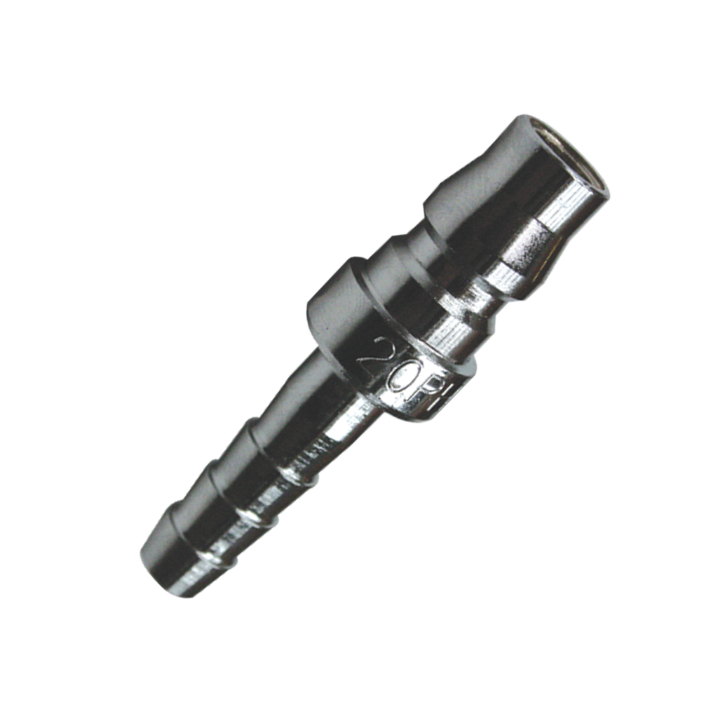 [PH40C] AIR TOOL FITTING - PLUG MALE 1/2" HOSE BARB NITTO STYLE 2PC CARDED