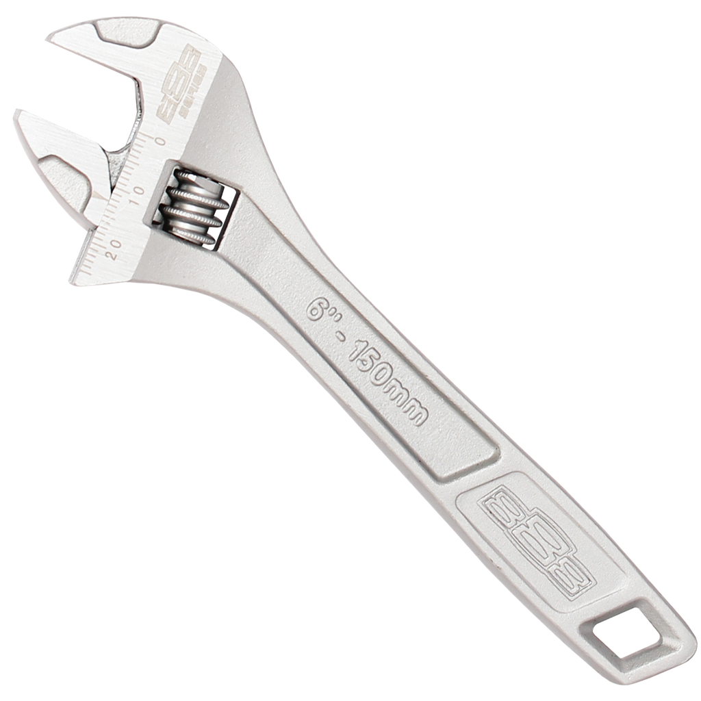 ADJUSTABLE WRENCH 150MM CHROME