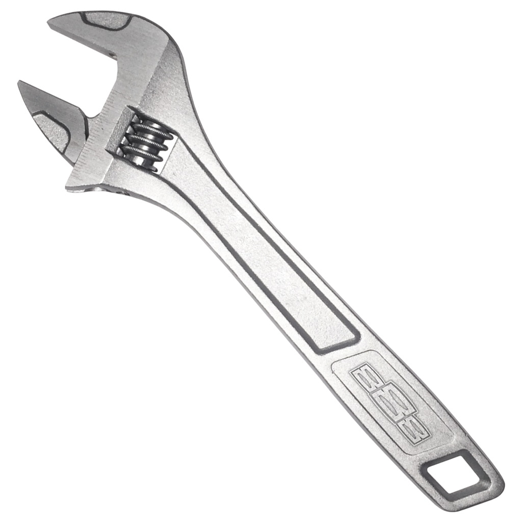 ADJUSTABLE WRENCH 300MM CHROME
