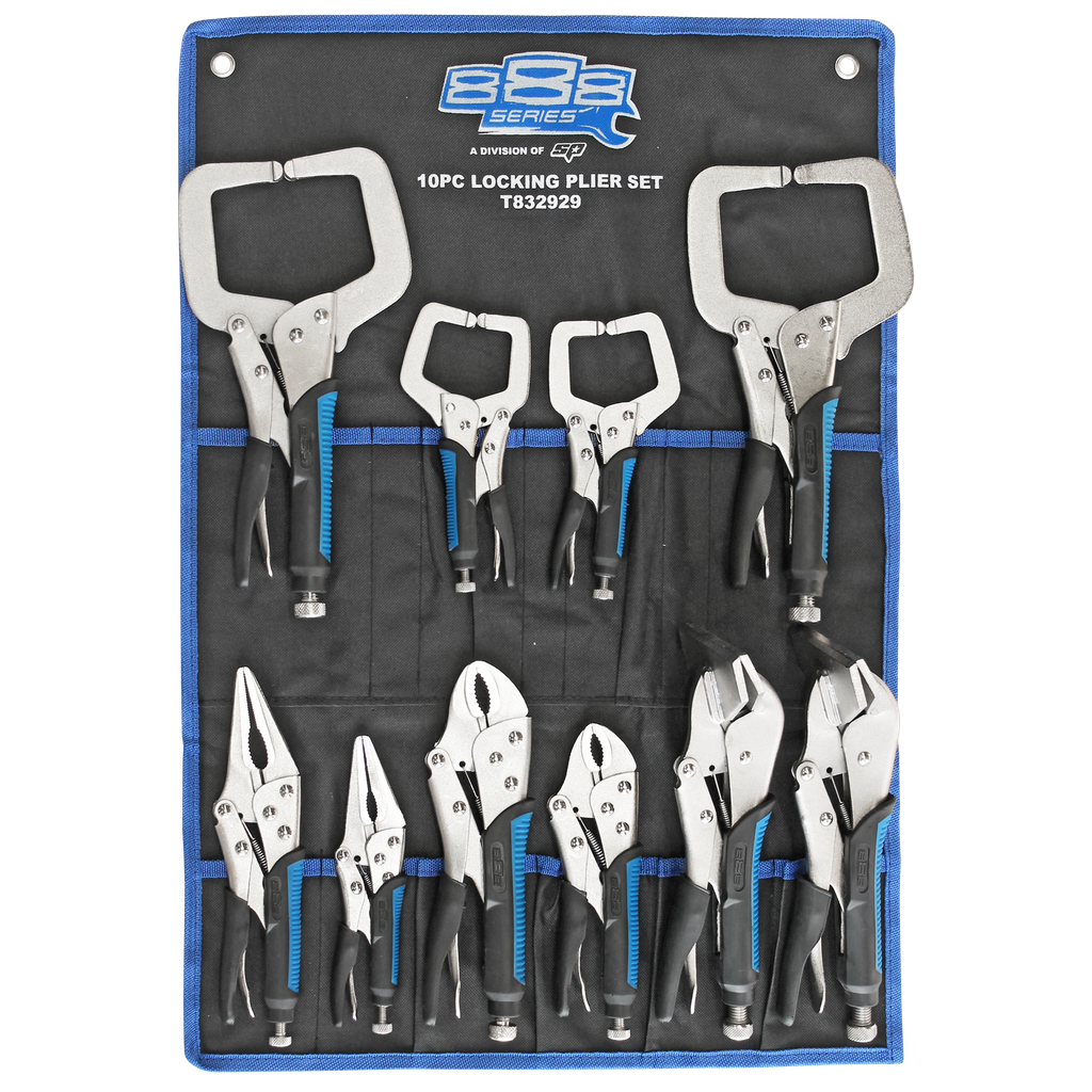 PLIERS & CUTTERS - LOCKING 10PC SET