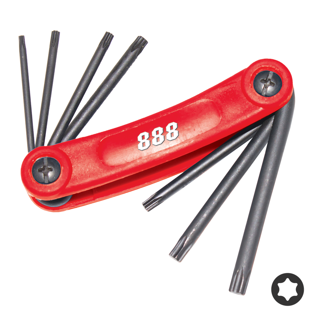 KEY SET - TORX FOLDING MAGNETIC 7PC