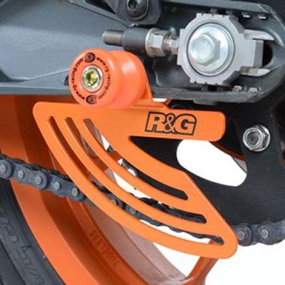 [RGPTG0011OR] R&G Aluminium Motorcycle Toe Chain Guard