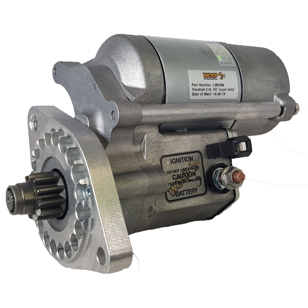 [WSPLMS289] WOSP Super Duty Starter Motor - Vauxhall / Opel 20XE Redtop