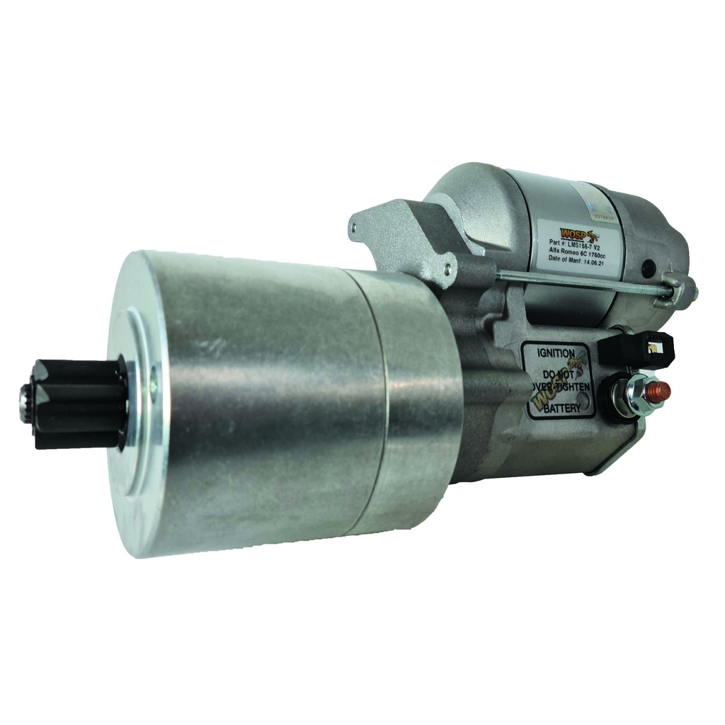 [WSPLMS155-7] WOSP Lightweight High Torque Starter Motor - Alfa Romeo 6C 1750cc