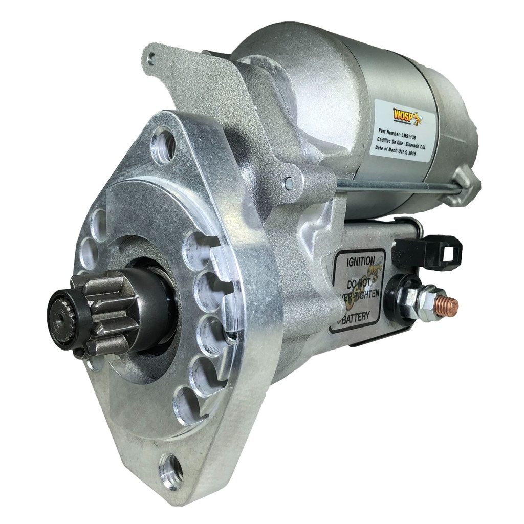 [WSPLMS1138] WOSP Lightweight High Torque Starter Motor - Cadillac 6.4 V8 '61-'63
