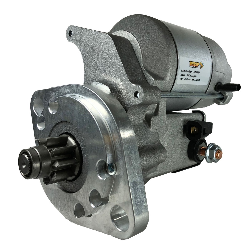 [WSPLMS1149] WOSP Lightweight High Torque Starter Motor - Isuzu 3KC1 Diesel