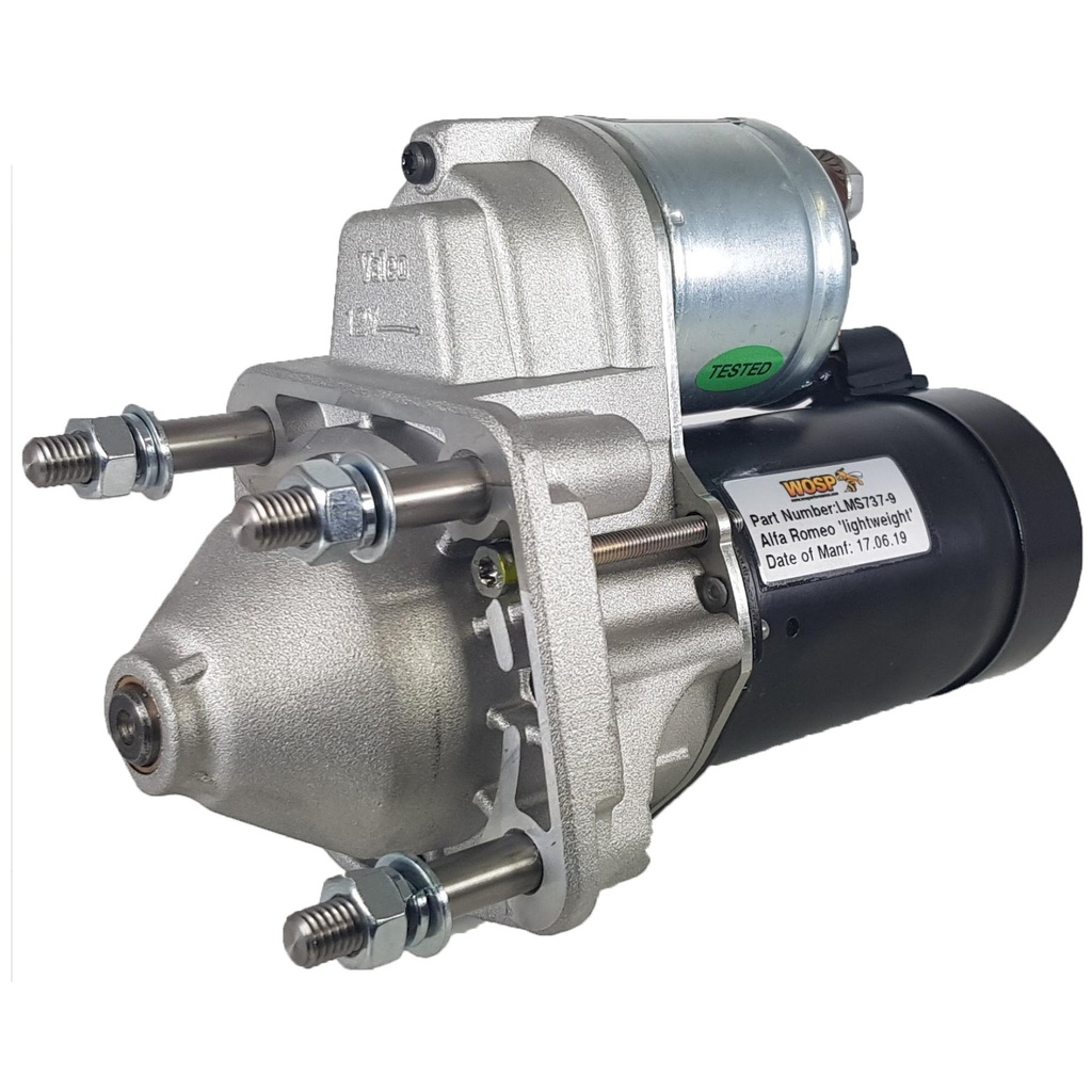 [WSPLMS737-9] WOSP Lightweight High Torque PMGR Starter Motor - Alfa Romeo 105 / Twin Cam