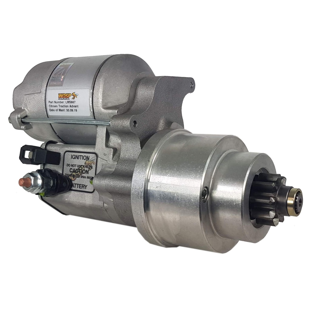 [WSPLMS667] WOSP Lightweight High Torque Starter Motor - Citroen Traction Avant