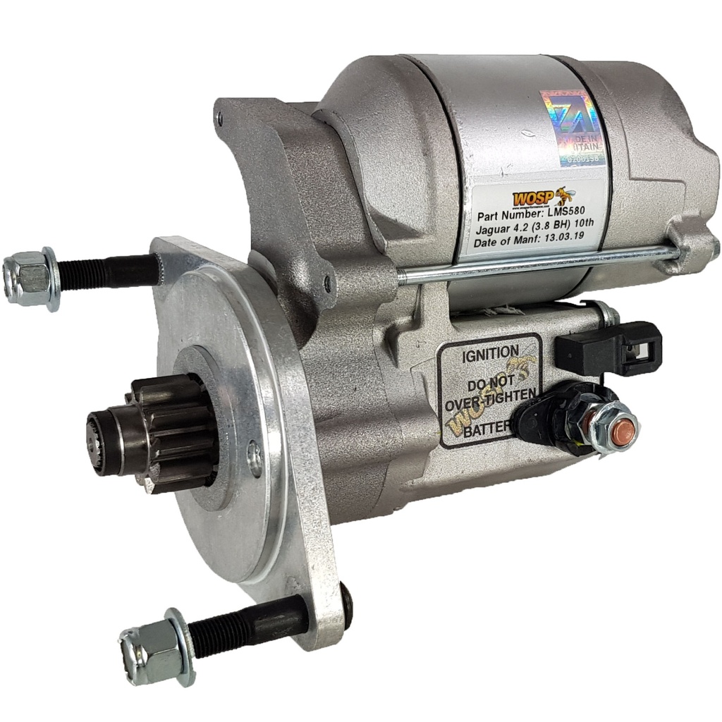 [WSPLMS580] WOSP Lightweight High Torque Starter Motor - Jaguar 4.2 Engine To 3.8 Bellhousing