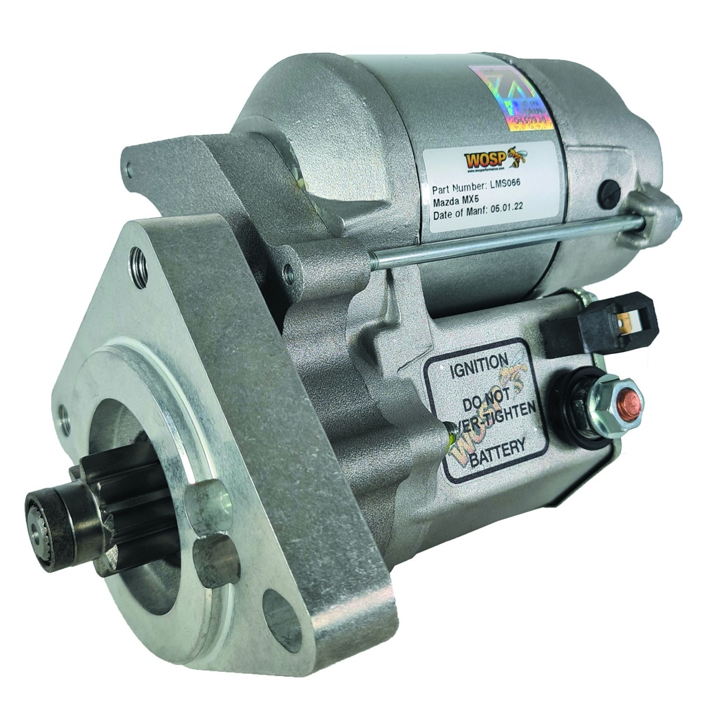 [WSPLMS066] WOSP Lightweight High Torque Starter Motor - Mazda MX5 / 323 / MX3